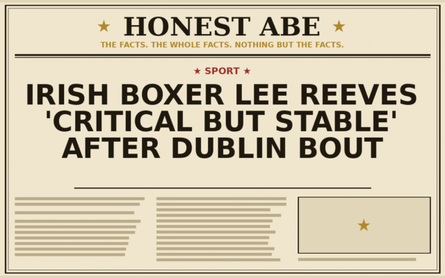 Irish Boxer Lee Reeves ‘Critical but Stable’ After Dublin Bout