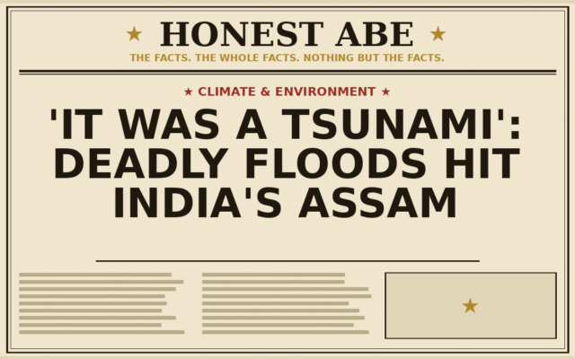 ‘It Was a Tsunami’: Deadly Floods Hit India’s Assam