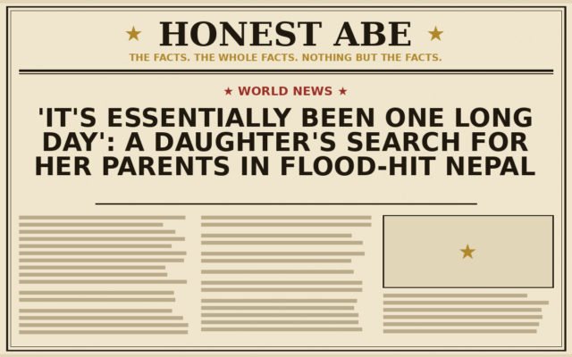 ‘It’s essentially been one long day’: A daughter’s search for her parents in flood-hit Nepal