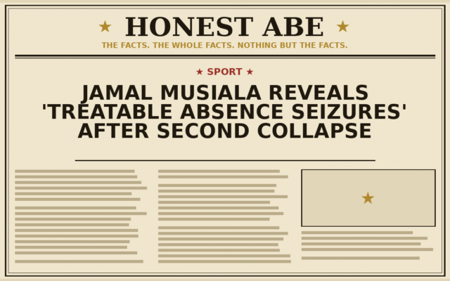 Jamal Musiala Reveals ‘Treatable Absence Seizures’ After Second Collapse