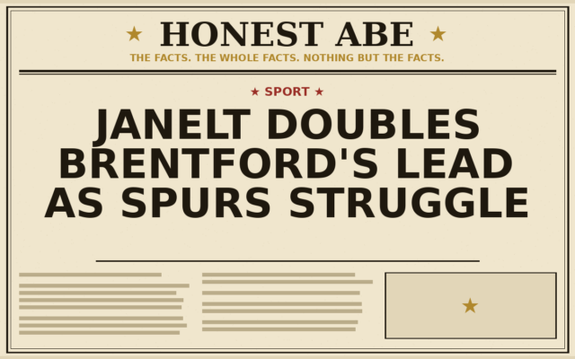 Janelt Doubles Brentford’s Lead as Spurs Struggle