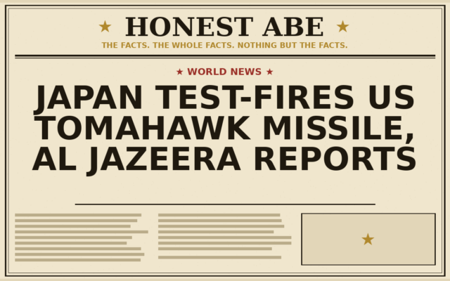 Japan Test-Fires US Tomahawk Missile, Al Jazeera Reports
