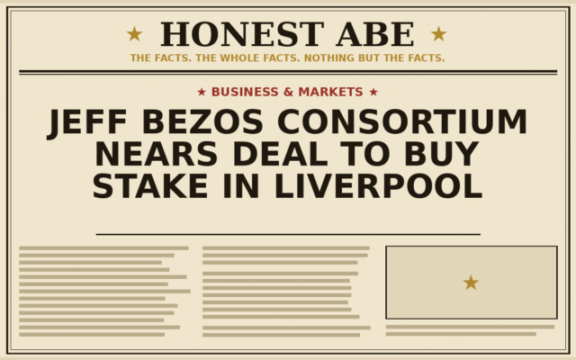 Jeff Bezos Consortium Nears Deal to Buy Stake in Liverpool