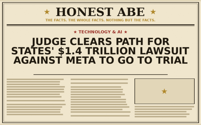 Judge Clears Path for States’ $1.4 Trillion Lawsuit Against Meta to Go to Trial
