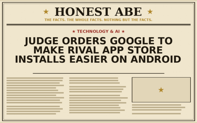 Judge Orders Google to Make Rival App Store Installs Easier on Android