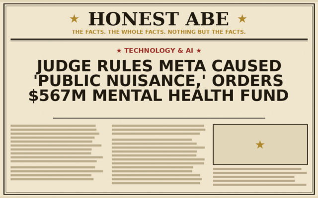 Judge Rules Meta Caused ‘Public Nuisance,’ Orders $567M Mental Health Fund