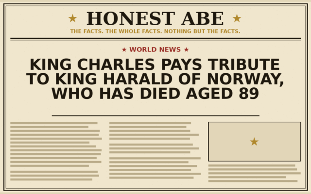 King Charles Pays Tribute to King Harald of Norway, Who Has Died Aged 89