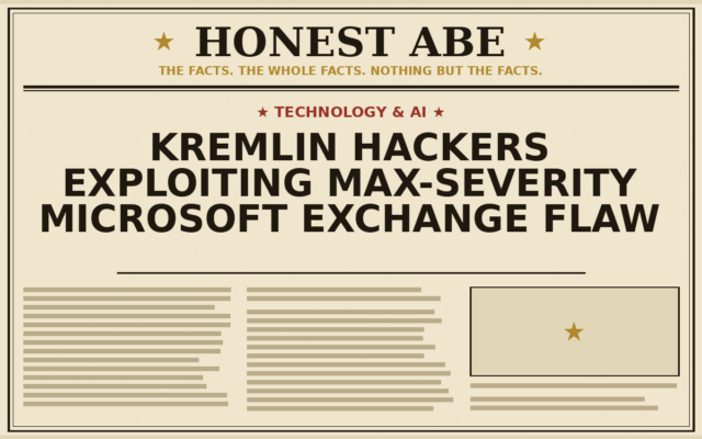 Kremlin Hackers Exploiting Max-Severity Microsoft Exchange Flaw