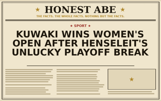 Kuwaki Wins Women’s Open After Henseleit’s Unlucky Playoff Break