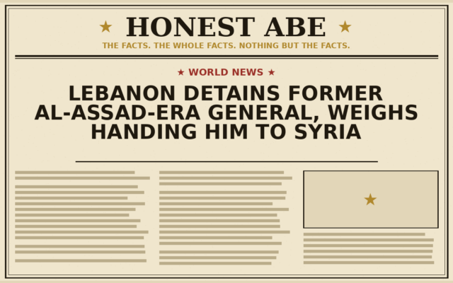 Lebanon Detains Former al-Assad-Era General, Weighs Handing Him to Syria