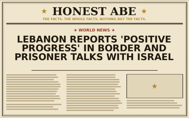 Lebanon Reports ‘Positive Progress’ in Border and Prisoner Talks With Israel