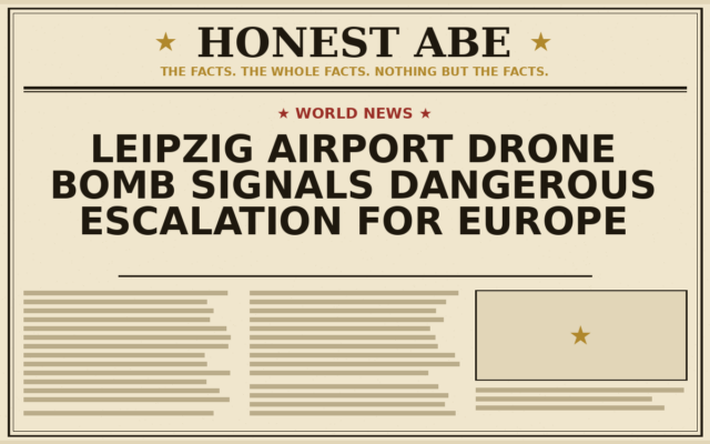 Leipzig Airport Drone Bomb Signals Dangerous Escalation for Europe
