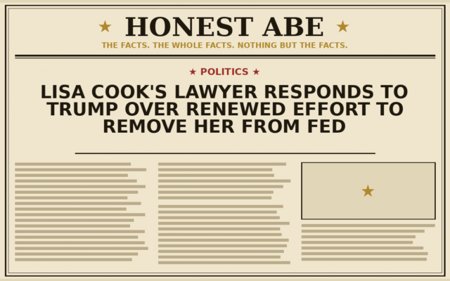 Lisa Cook’s Lawyer Responds to Trump Over Renewed Effort to Remove Her from Fed