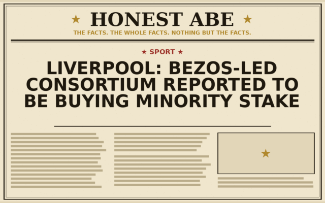 Liverpool: Bezos-Led Consortium Reported to Be Buying Minority Stake