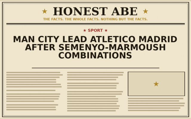 Man City Lead Atletico Madrid After Semenyo-Marmoush Combinations