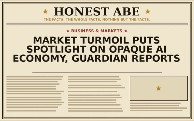 Market Turmoil Puts Spotlight on Opaque AI Economy, Guardian Reports