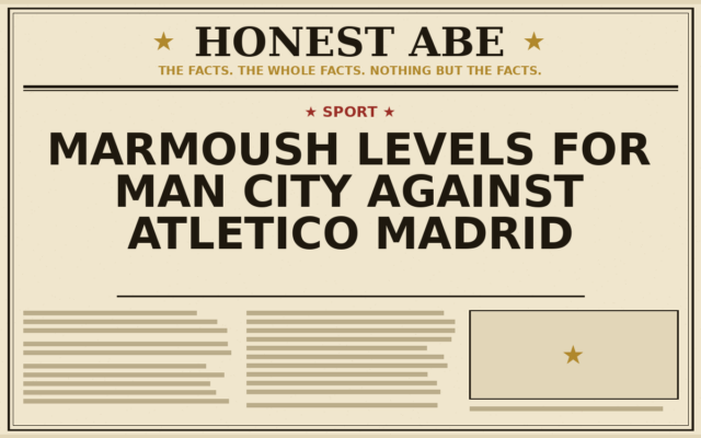Marmoush Levels for Man City Against Atletico Madrid