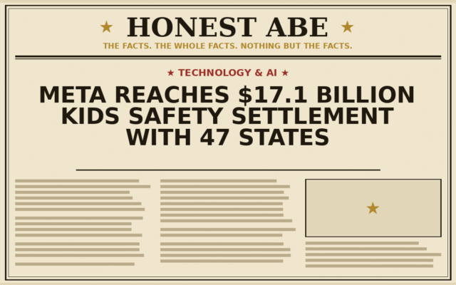 Meta Reaches $17.1 Billion Kids Safety Settlement With 47 States