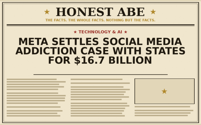 Meta Settles Social Media Addiction Case With States for $16.7 Billion
