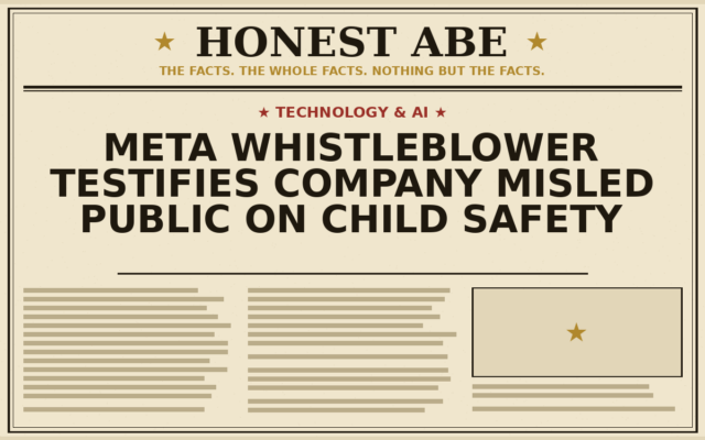 Meta Whistleblower Testifies Company Misled Public on Child Safety