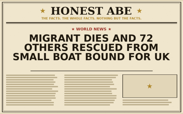Migrant Dies and 72 Others Rescued From Small Boat Bound for UK