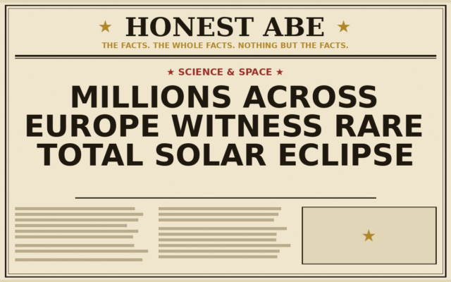 Millions Across Europe Witness Rare Total Solar Eclipse