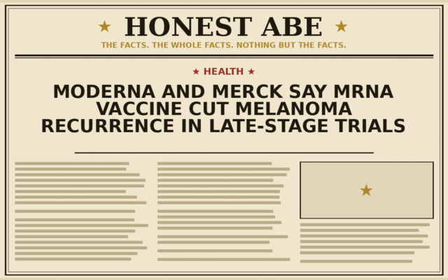 Moderna and Merck Say mRNA Vaccine Cut Melanoma Recurrence in Late-Stage Trials