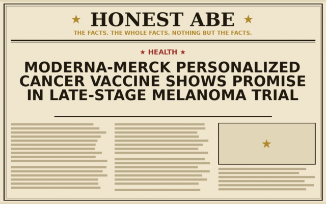 Moderna-Merck Personalized Cancer Vaccine Shows Promise in Late-Stage Melanoma Trial