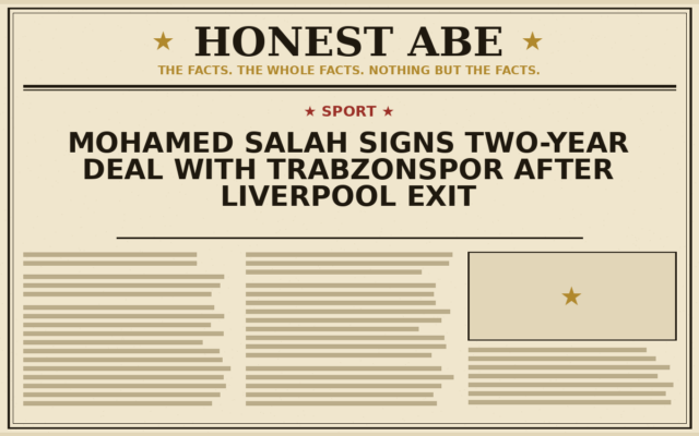Mohamed Salah Signs Two-Year Deal With Trabzonspor After Liverpool Exit