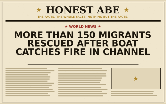 More Than 150 Migrants Rescued After Boat Catches Fire in Channel