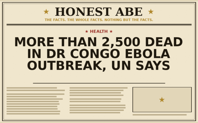 More Than 2,500 Dead in DR Congo Ebola Outbreak, UN Says