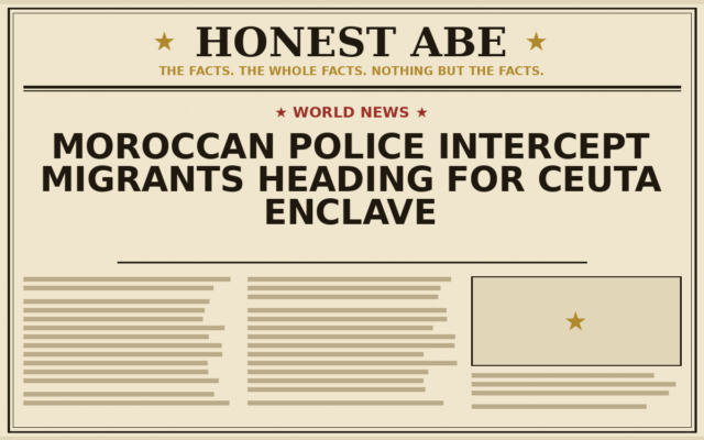 Moroccan Police Intercept Migrants Heading for Ceuta Enclave