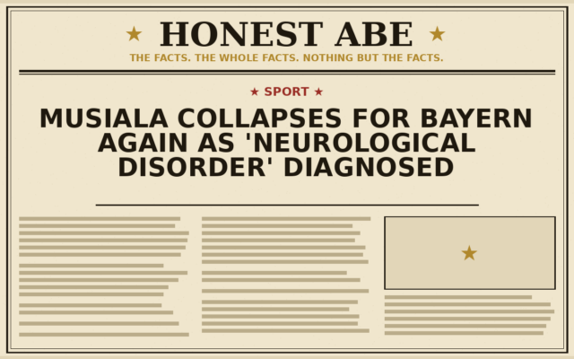 Musiala Collapses for Bayern Again as ‘Neurological Disorder’ Diagnosed