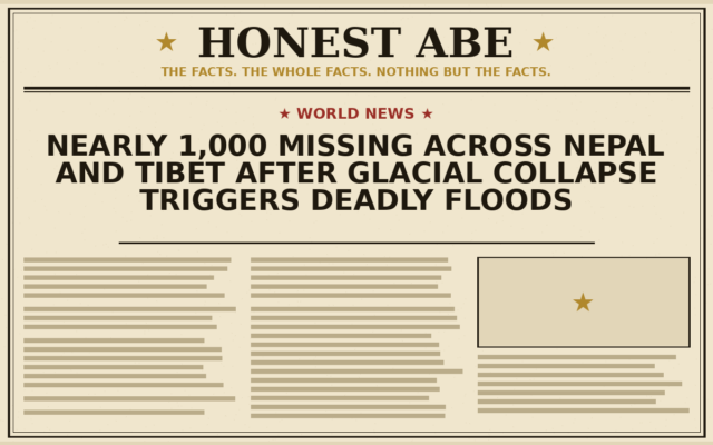 Nearly 1,000 Missing Across Nepal and Tibet After Glacial Collapse Triggers Deadly Floods