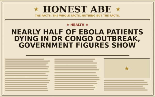 Nearly Half of Ebola Patients Dying in DR Congo Outbreak, Government Figures Show