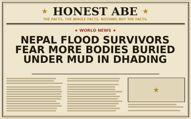 Nepal Flood Survivors Fear More Bodies Buried Under Mud in Dhading