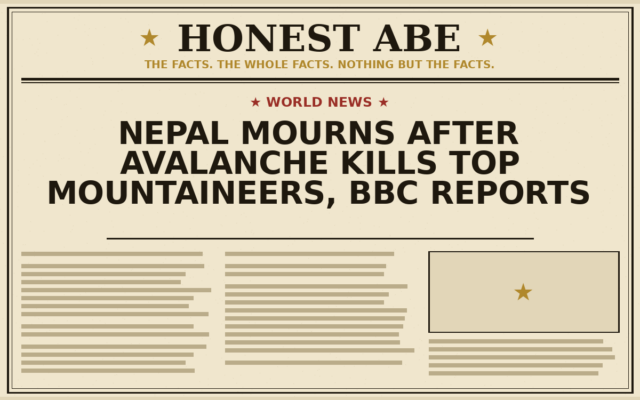 Nepal mourns after avalanche kills top mountaineers, BBC reports
