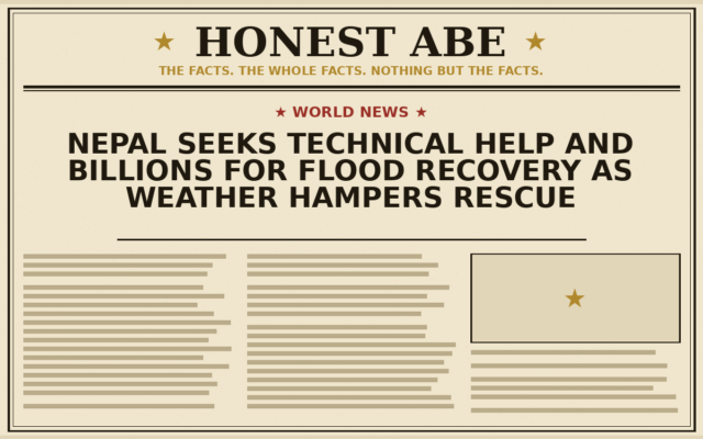 Nepal Seeks Technical Help and Billions for Flood Recovery as Weather Hampers Rescue
