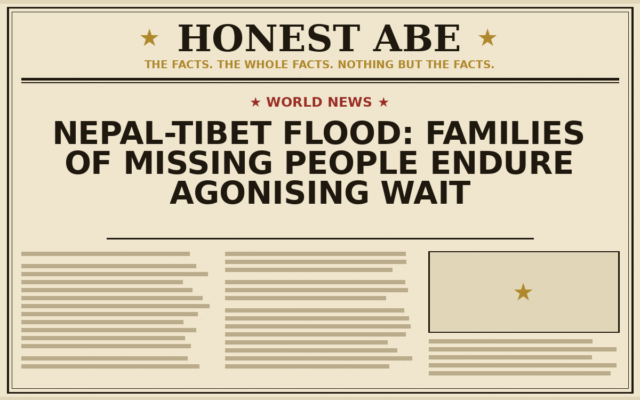 Nepal-Tibet Flood: Families of Missing People Endure Agonising Wait