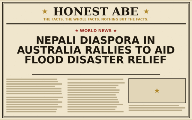 Nepali Diaspora in Australia Rallies to Aid Flood Disaster Relief