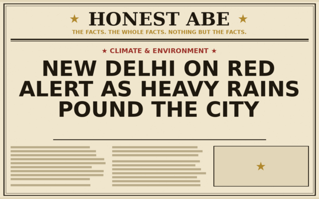 New Delhi on Red Alert as Heavy Rains Pound the City