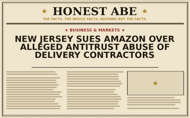 New Jersey Sues Amazon Over Alleged Antitrust Abuse of Delivery Contractors