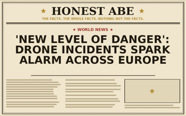 ‘New Level of Danger’: Drone Incidents Spark Alarm Across Europe