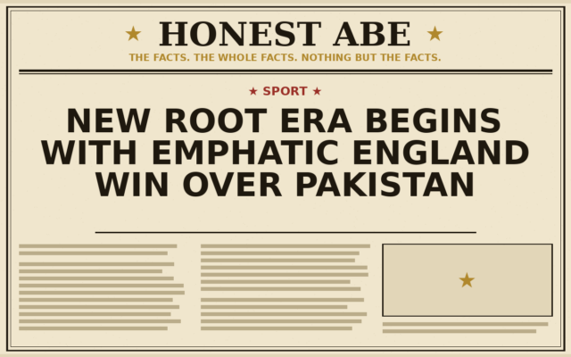 New Root Era Begins With Emphatic England Win Over Pakistan