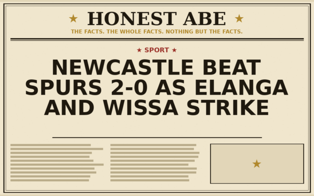 Newcastle Beat Spurs 2-0 as Elanga and Wissa Strike