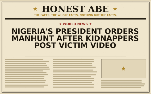 Nigeria’s President Orders Manhunt After Kidnappers Post Victim Video