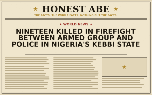 Nineteen Killed in Firefight Between Armed Group and Police in Nigeria’s Kebbi State