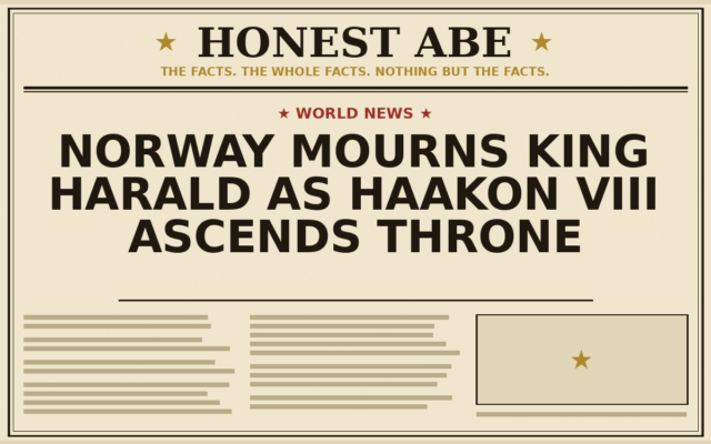 Norway Mourns King Harald as Haakon VIII Ascends Throne