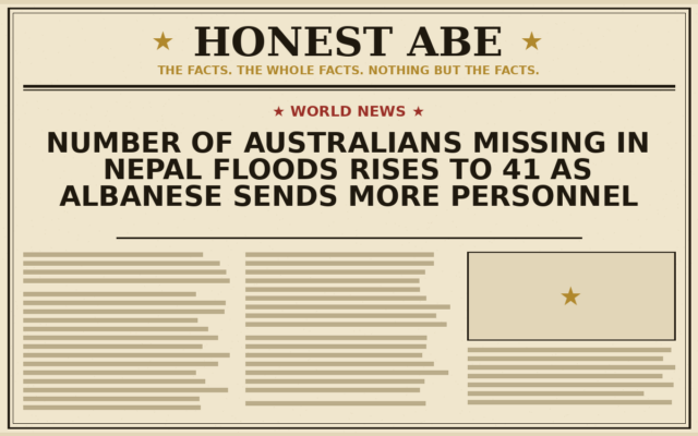Number of Australians Missing in Nepal Floods Rises to 41 as Albanese Sends More Personnel
