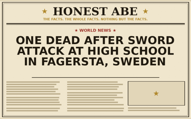 One Dead After Sword Attack at High School in Fagersta, Sweden
